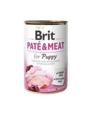 Brit Brit Paté &amp; Meat Puppy 400 g konzerva pre psy