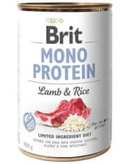 Brit Brit Mono Protein Lamb &amp; Brown Rice 400 g konzerva pre psy