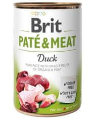 Brit Brit Paté & Meat Duck 400 g konzerva pre psy