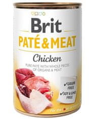 Brit Brit Paté & Meat Chicken 400 g konzerva pre psy