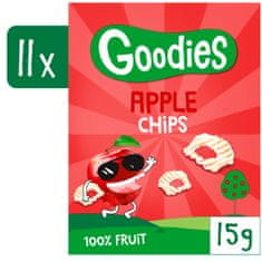 Goodies 100% jablčné plátky 11 x 15 g