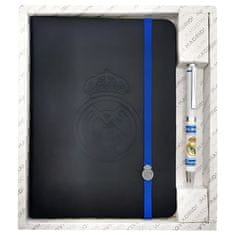 FAN SHOP SLOVAKIA Zápisník Real Madrid FC, čierny, s perom
