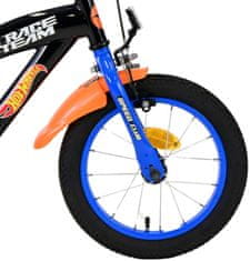 Volare Detský bicykel Hot Wheels – chlapčenský – 14 palcový – čierna oranžová modrá