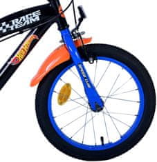 Volare Detský bicykel Hot Wheels - chlapčenský - 16 palcový - čierna oranžová modrá - dve ručné brzdy