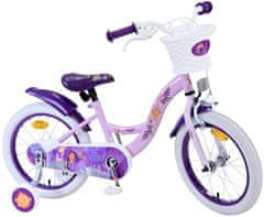 Volare Detský bicykel Disney Wish – dievčenský – 14 palcový – fialový