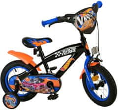 Volare Detský bicykel Hot Wheels – chlapčenský – 12 palcový – čierna oranžová modrá