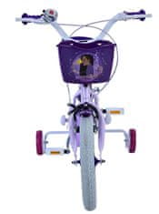 Volare Detský bicykel Disney Wish - Dievčenský - 14 palcový - Fialový - Dve ručné brzdy