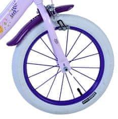 Volare Detský bicykel Disney Wish - Dievčenský - 16 palcový - Fialový - Dve ručné brzdy
