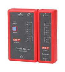 UNI-T Tester telefónnych liniek UT681L červený MIE0346