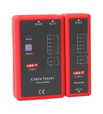 UNI-T Tester telefónnych liniek UT681L červený MIE0346