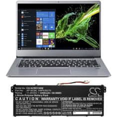 CameronSino Batéria pre Acer Swift 3, Chromebook 314, TravelMate B1, 4450 mAh, Li-Pol