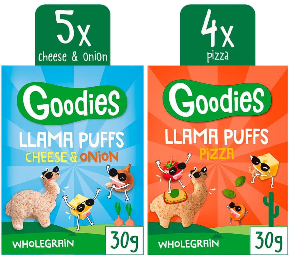 Goodies chrumky Lama mix príchutí 9 x 30 g