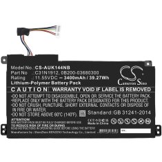 CameronSino Batéria pre Asus Vivobook 14, Asus E510, 3400 mAh, Li-Pol