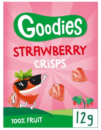 Goodies 100% jahodové plátky 12 g