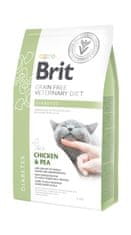Brit Brit Veterinary Diets GF cat Diabetes 2 kg krmivo pre mačky