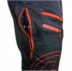 HAVEN Nohavice krátke pánske NAVAHO SLIMFIT čierno / červené s cyklovložkou - XL