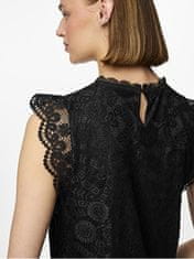 Pieces Dámske šaty PCOLLINE Regular Fit 17146419 Black (Veľkosť L)