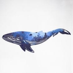 Dalenor Nástenná dekorácia Whale. 94 cm, modrá