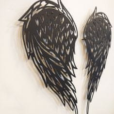 Dalenor Nástenná dekorácia Angel Wings, 70 cm, čierna