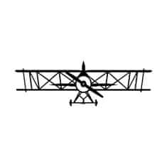 Dalenor Nástenná dekorácia Airplane, 70 cm, čierna