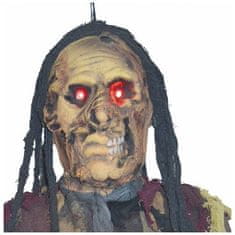 Halloween kostra zombie so svietiacimi očami, 160 cm