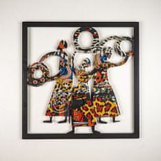 Dalenor Nástenná dekorácia Triple Goddes. 45 cm, čierna