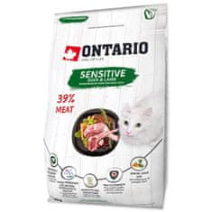Ontario Krmivo Cat Sensitive/Derma 0,4kg