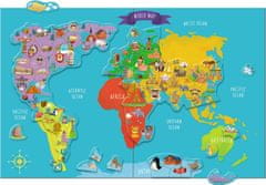 Dodo Toys Magnetická hra - Mapa sveta