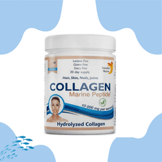 Swedish Nutra Collagen 10 000 Pure Peptide Hydrolyzovaný rybí kolagén prášok 300 g
