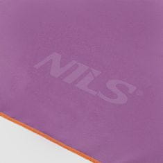 NILS rýchloschnúci uterák z mikrovlákna NCR12, fialová/červená