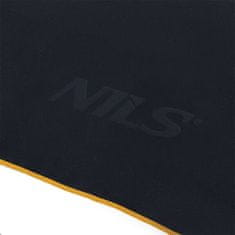 NILS rýchloschnúci uterák z mikrovlákna NCR12, čierna/oranžová