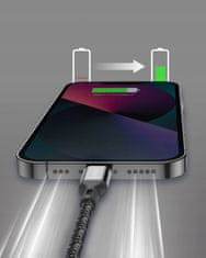 Innostyle Innostyle Powerflex Usb-C Lightning Mfi Rýchlonabíjací Kábel Pre Iphone Kevlar 2M Čierny
