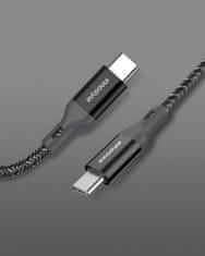 Innostyle Innostyle Powerflex Usb-C Rýchlonabíjací Kábel Pre Iphone Samsung 3A 60W Kevlar 2M Čierny