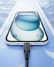Innostyle Innostyle Ultraflex Usb-C Rýchlonabíjací Kábel Pre Iphone Samsung Qc 4.0 Kevlar 2M Čierny