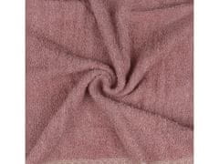 sarcia.eu Ružová bavlnená osuška so zlatou výšivkou, osuška 70x135 cm x3