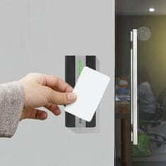 Qoltec čítačka bezkontaktných RFID kariet a príveskov na kľúče | EM | Mifare | karta | prívesok na kľúče | ABS