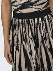 Jacqueline de Yong Dámska sukňa JDYBOA 15206814 Tapioca ZEBRA (Veľkosť XL)