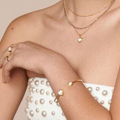 Hot Diamonds Nežný náhrdelník s diamantom a perleťou Jac Jossa Soul DP1000 (retiazka, prívesok)