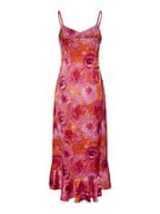 Y.A.S Dámske šaty YASOPHELIA Regular Fit 26032878 Mandarin Red (Veľkosť S)