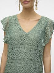 Vero Moda Dámske šaty VMMAYA Regular Fit 10304459 Hedge Green (Veľkosť L)