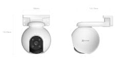 EZVIZ Kamera H8 Pro 2K Vonkajšia, otočná, IP, WiFi, 3MP, 4mm