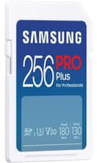 SAMSUNG PRO Plus SDXC 256GB / CL10 UHS-I U3 / V30