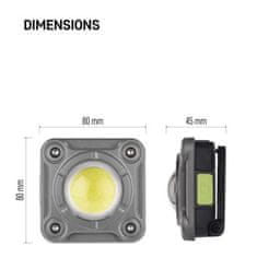 EMOS COB LED nabíjací pracovný reflektor P4543, 1200 lm, 2000 mAh