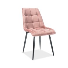 VerDesign TRISTE 2 jedálenská stolička, ružový velvet