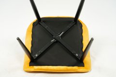 VerDesign TRISTE 2 jedálenská stolička, žltý velvet