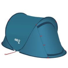 NILLS CAMP samorozkladací plážový stan NC3743 modrý