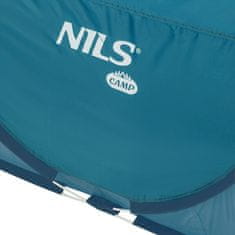 NILLS CAMP samorozkladací plážový stan NC3743 modrý