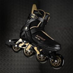 Nils Extreme kolieskové korčule NA22151 Armour čierno-zlaté veľkosť 43
