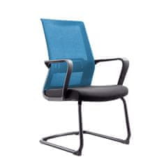 Dalenor Konferenčná stolička Smart (SET 2 ks), textil, svetlomodrá