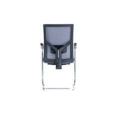 Dalenor Konferenčná stolička Snow (SET 2 ks), textil, svetlosivá